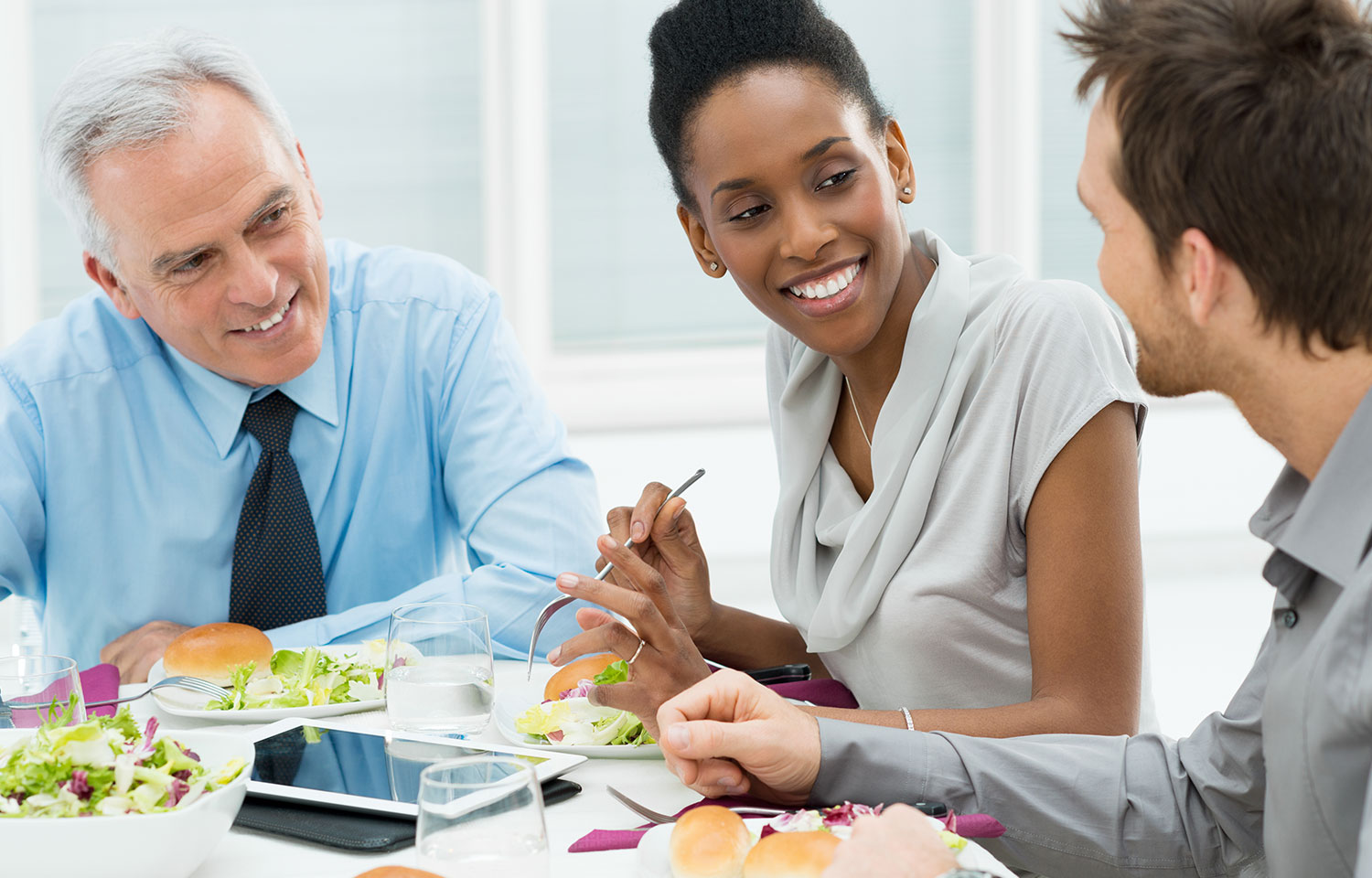 Woman choosing a healthy snack option